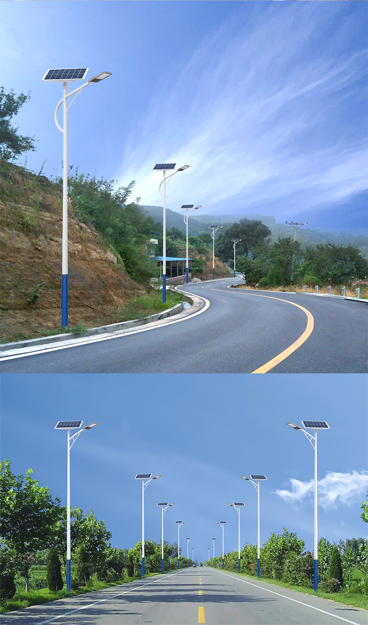 新农村太阳能路灯场景展示2