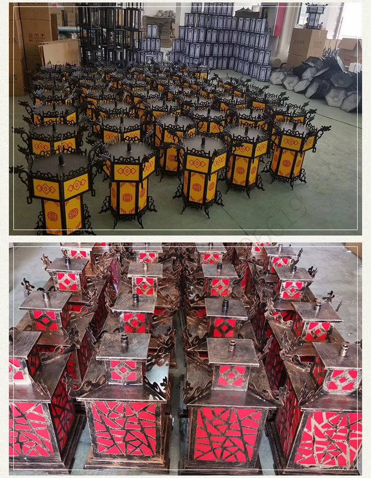 太阳能中式仿古庭院灯工厂2