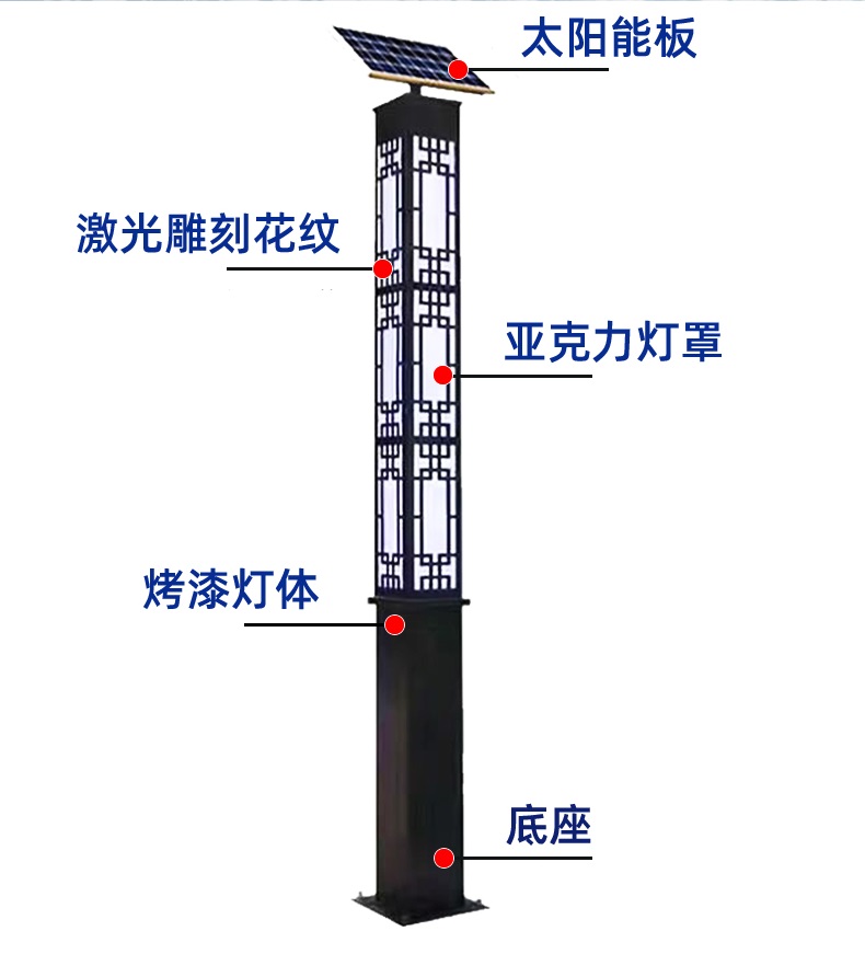 太阳能景观灯特点
