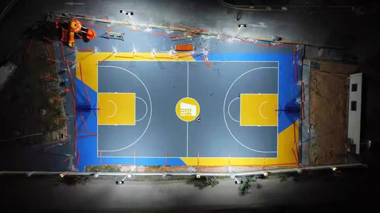 球场灯篮球场照明案例图 3