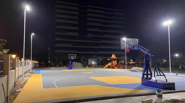 球场灯篮球场照明案例图 5
