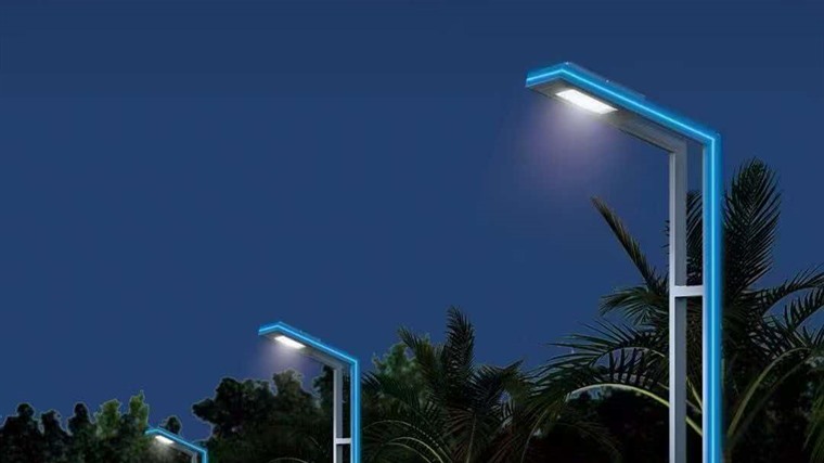 现代庭院灯夜景封面